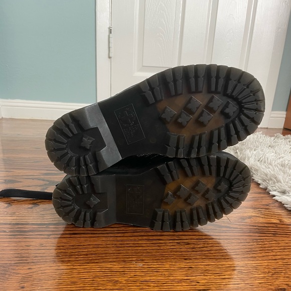 Dr. Marten Holly Iridescent Gunmetal Platform - Picture 8 of 8